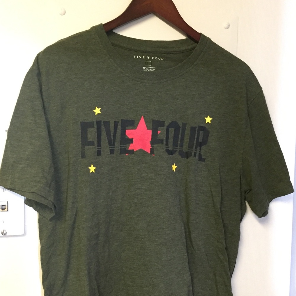 Five Four dark green graphic T-shirt L